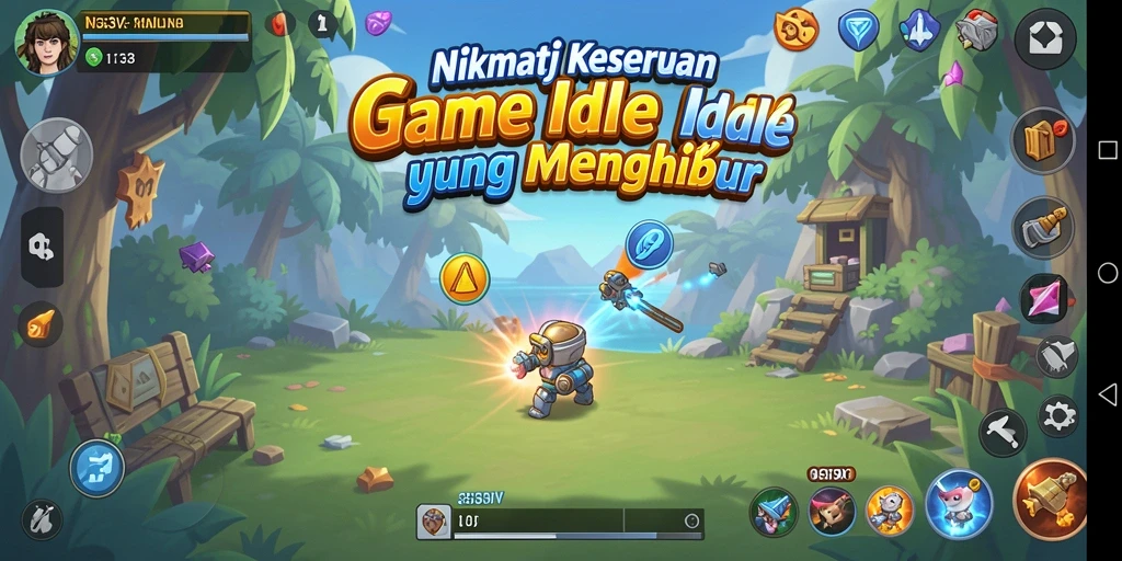 Tampilan menarik dari gameplay 333V yang santai dan menghibur.
