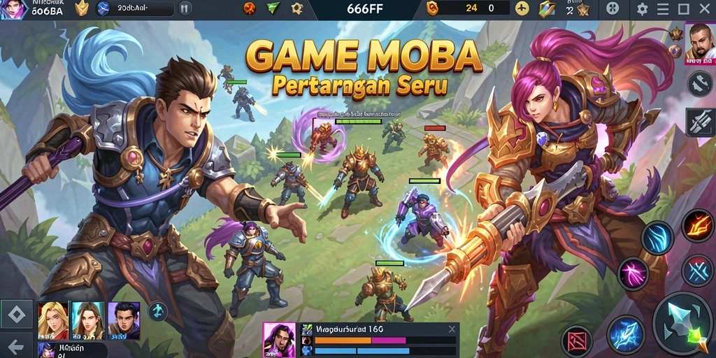 Tampilan gameplay seru dari 666FF dengan aksi mendebarkan.