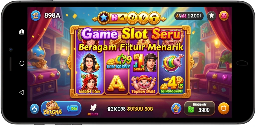 Tampilan gameplay Slot 898A yang mengasyikkan dengan grafis menarik.