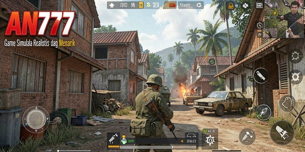 Tampilan gameplay AN777 yang memukau dan realistis.