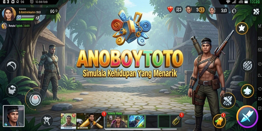 Screenshot ANOBOYTOTO menampilkan pengalaman gameplay yang nyata dalam simulasi kehidupan.