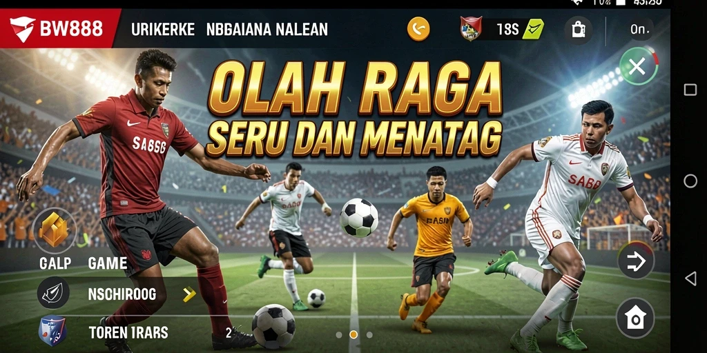 Gameplay BW888 yang seru dalam pertandingan olahraga.