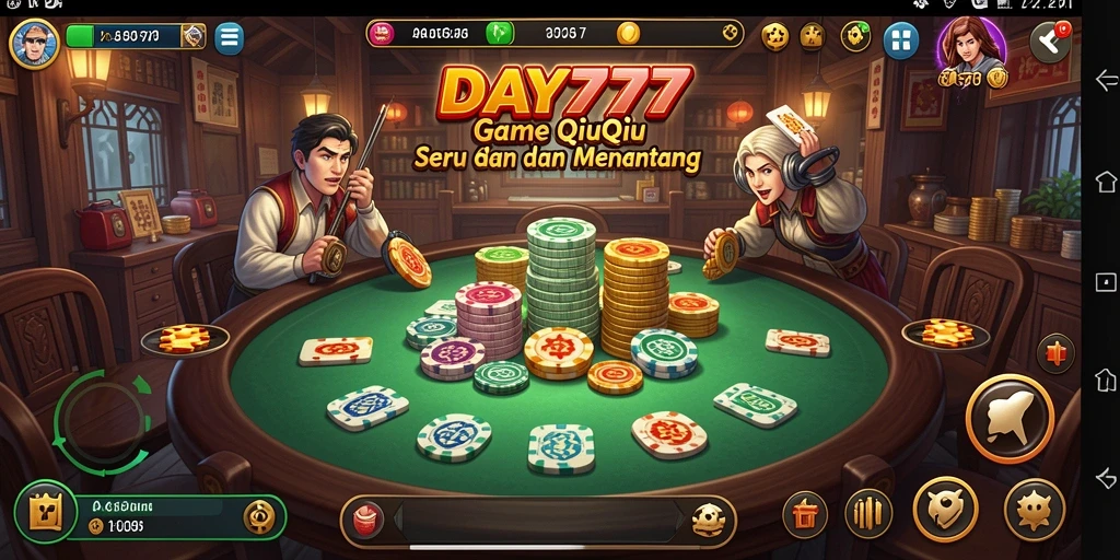 Screenshot dari gameplay QiuQiu yang menarik di DAY777.