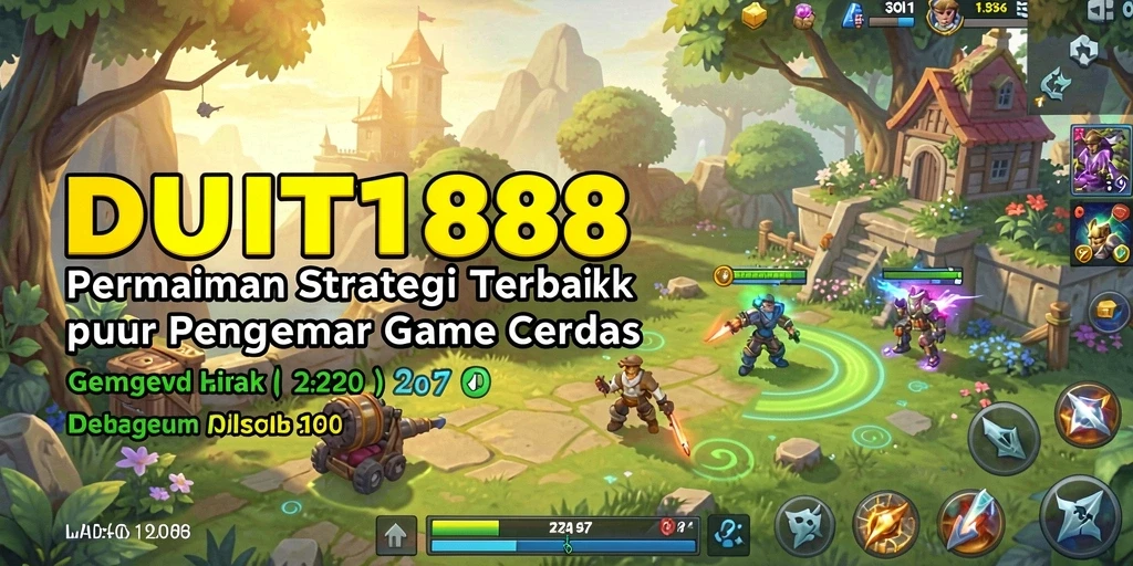 Tampilan menakjubkan dari gameplay strategi di DUIT188.