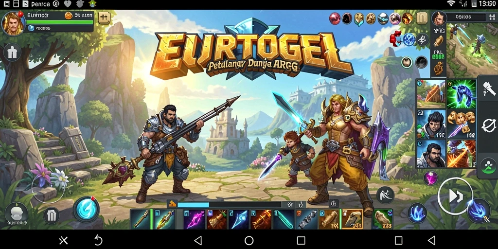 Tampilan gameplay EUROTOGEL yang menegangkan dan seru