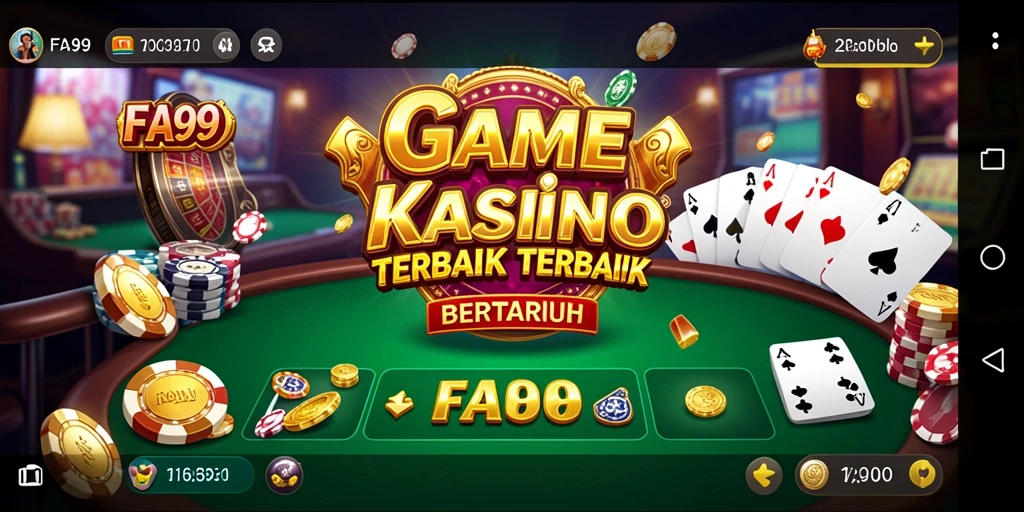 Screenshot FA99 dengan gameplay yang menampilkan keseruan permainan Kasino.