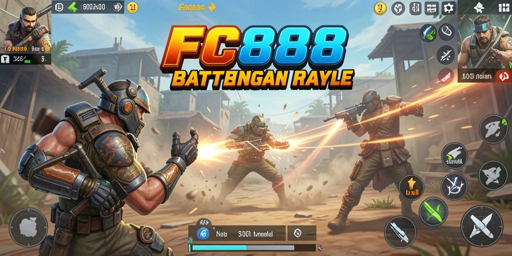Tampilan gameplay seru di FC888, pertarungan yang menegangkan!
