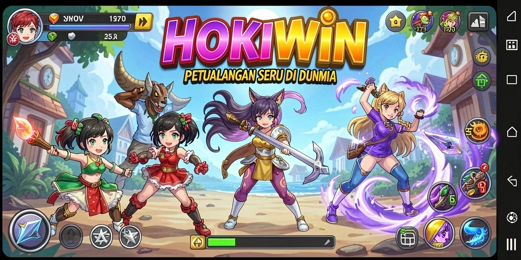 Tampilan gameplay HOKIWIN yang menakjubkan dan penuh aksi.