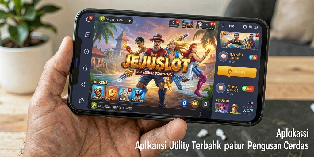 Tampilan antarmuka pengguna aplikasi JEJUSLOT yang mudah digunakan.