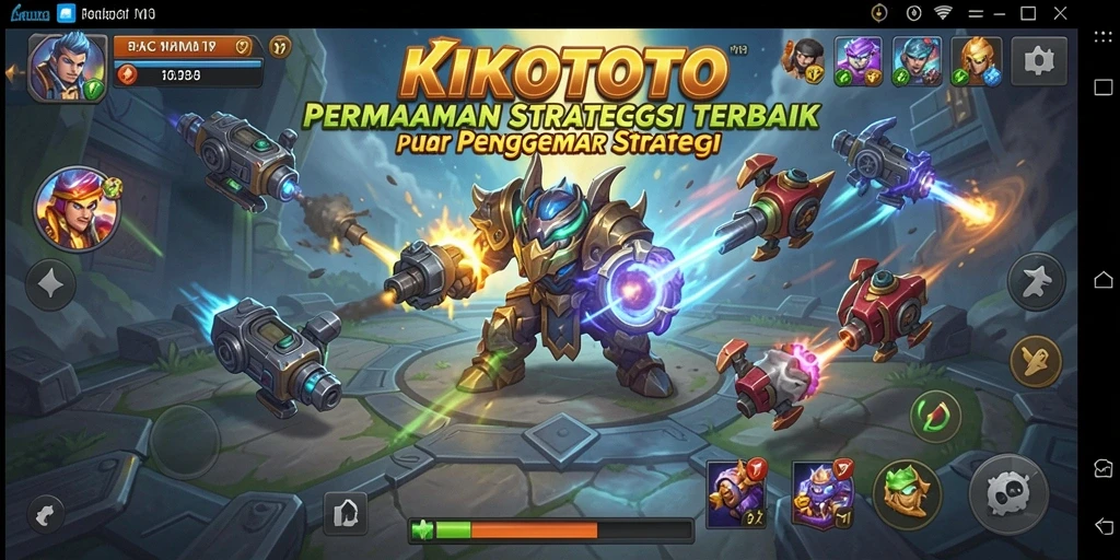 Tampilan dinamis gameplay KIKOTOTO dengan strategi yang mendebarkan.