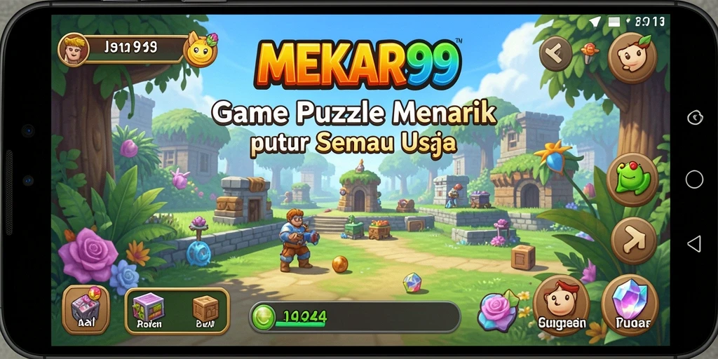 Screenshot utama MEKAR99 menampilkan gameplay yang menarik dan inovatif.