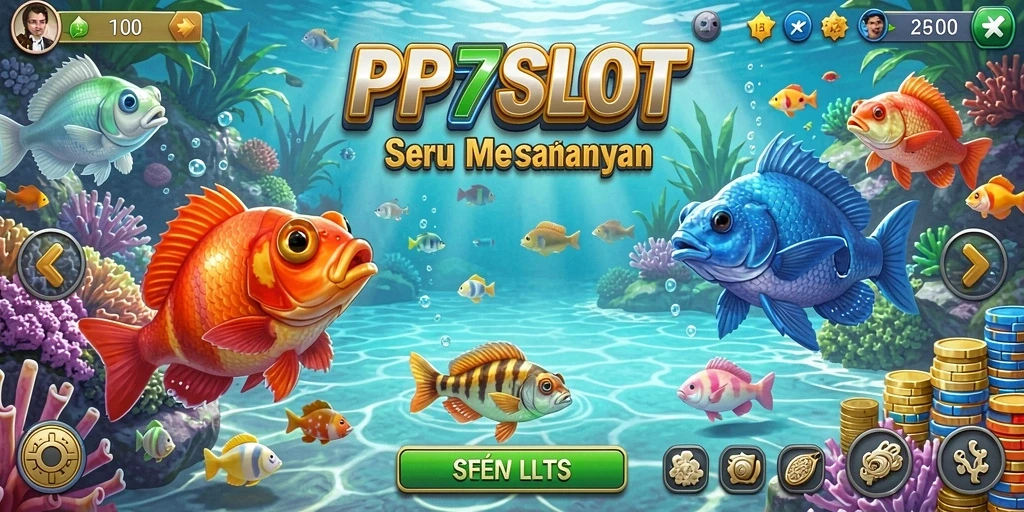 Screenshot gameplay PP7SLOT menampilkan aksi memancing yang seru dan grafis memukau.