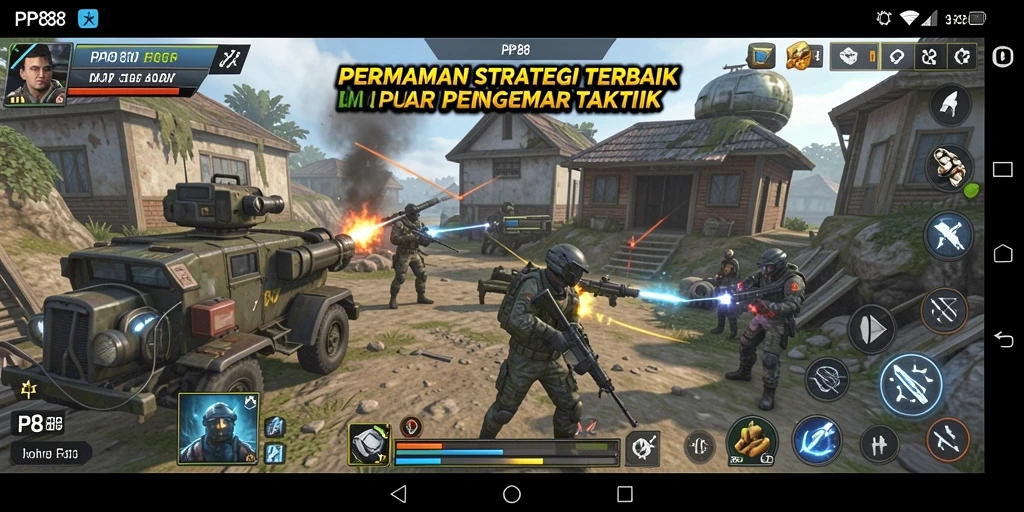 Screenshot gameplay PP88 dengan aksi strategi yang dinamis.
