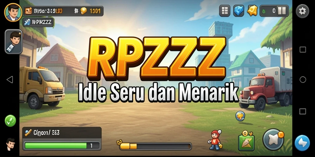 Tampilan gameplay RPZZZ yang menawan dan menarik.