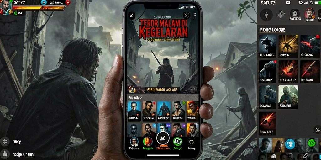 Gameplay menyeramkan dengan suasana mencekam di SATU77.