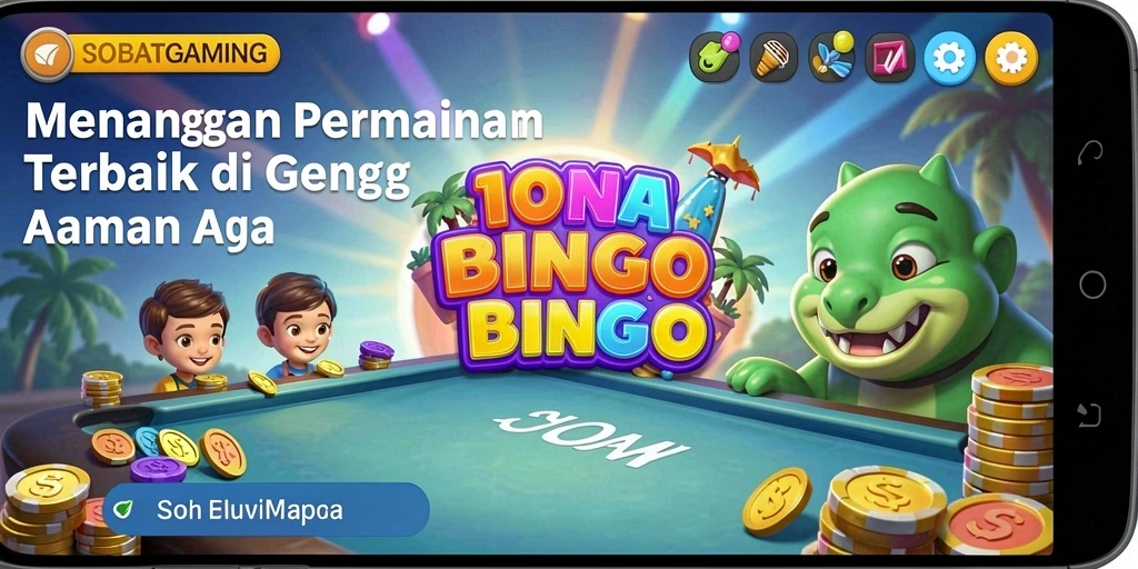 Tampilan gameplay Bingo yang seru di SOBATGAMING.