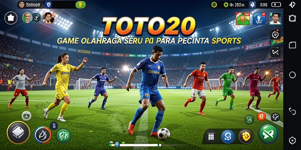 Tampilan gameplay seru dari TOTO20 dengan aksi olahraga yang mendebarkan.