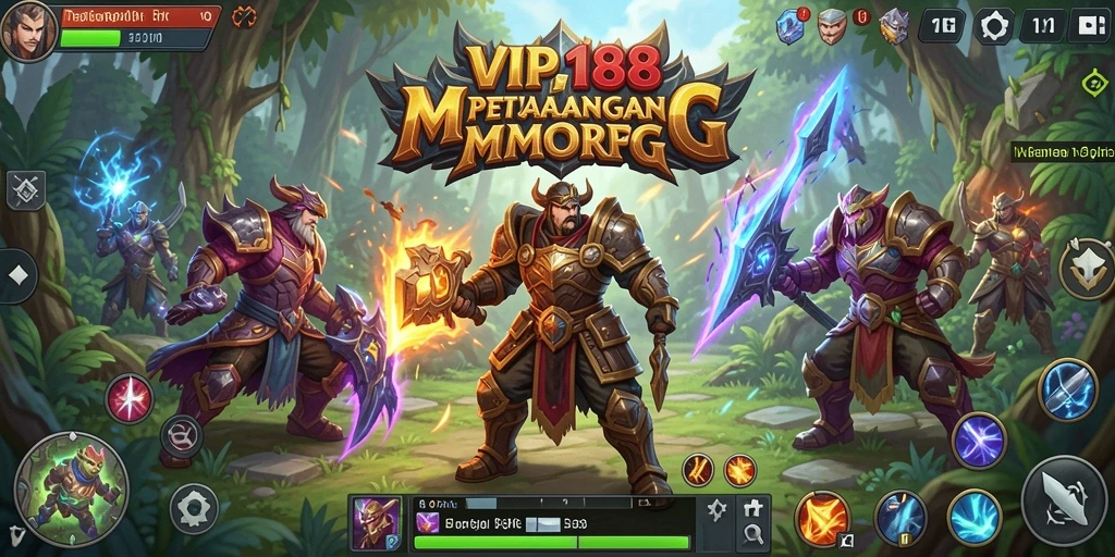 Screenshot gameplay VIP188 dengan pertarungan epik dan grafik yang menawan.