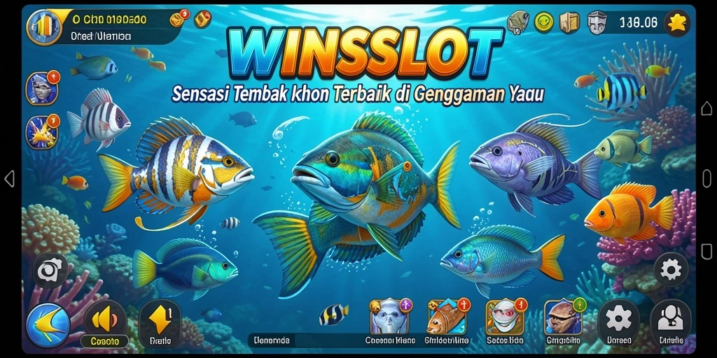Gambaran menarik dari gameplay Tembak Ikan WINSLOT.